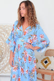 Cecilia V-Neck Maxi Dress