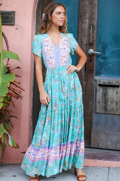 Andrea Cap Maxi Dress