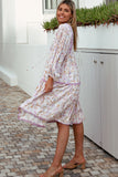 Silvia Long Sleeve Midi Dress