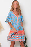 Beverly V-Neck Mini Dress