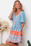 Beverly V-Neck Mini Dress