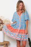 Beverly V-Neck Mini Dress