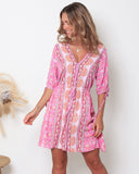 Fiona 1/2 Sleeves Dress