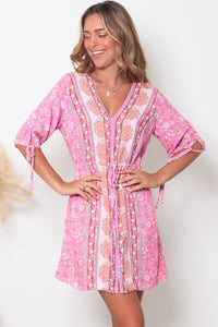 Fiona 1/2 Sleeves Dress