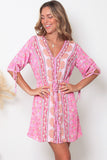 Fiona 1/2 Sleeves Dress