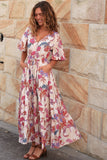 Hailey V-Neck Maxi Dress