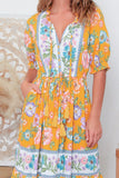 Keilani 1/2 Sleeves Maxi Dress