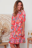 Adalee V-Neck Mini Dress