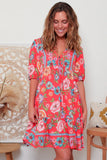 Adalee V-Neck Mini Dress