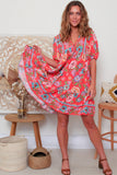 Adalee V-Neck Mini Dress