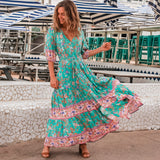 Andrea V-Neck Maxi Dress