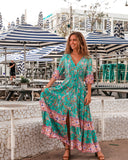 Andrea V-Neck Maxi Dress