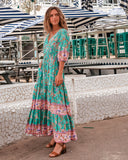 Andrea V-Neck Maxi Dress