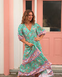 Andrea V-Neck Maxi Dress