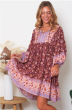 Maggie 3/4 Sleeves Mini