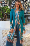 Aztec Cardigan - Emerald Green