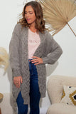 Ashley Cable Cardigan - Grey